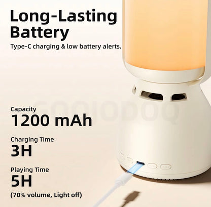 GJDQ Night Lamp + Portable Speaker