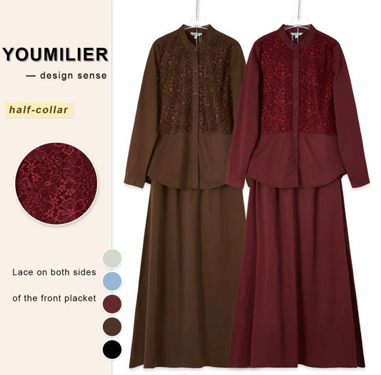 YM Deandra Lace Skirt Set - FS/PS