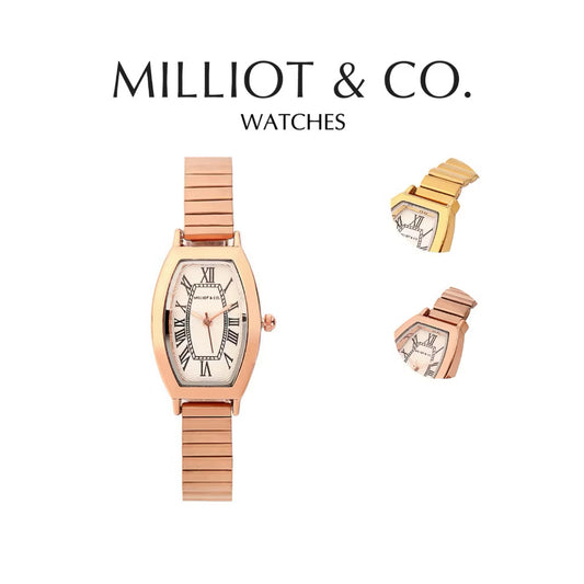 Milliot & Co Emily Stainless Steel Analogue Watch