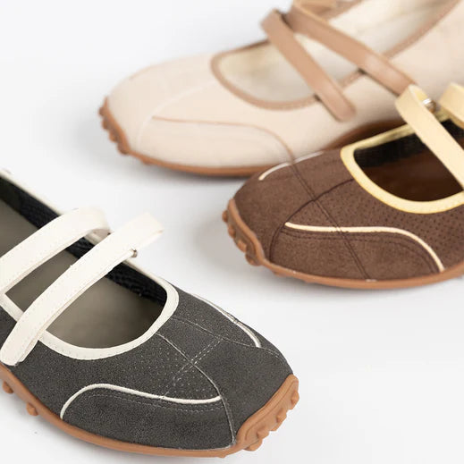 H2U Vanessa Suede Sport Ballerina