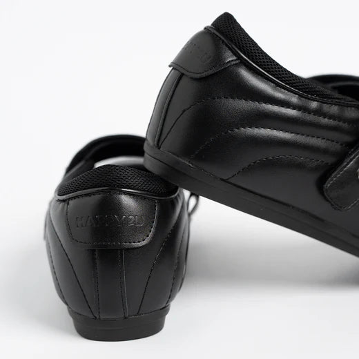 H2U Vince Leather Strap Flats