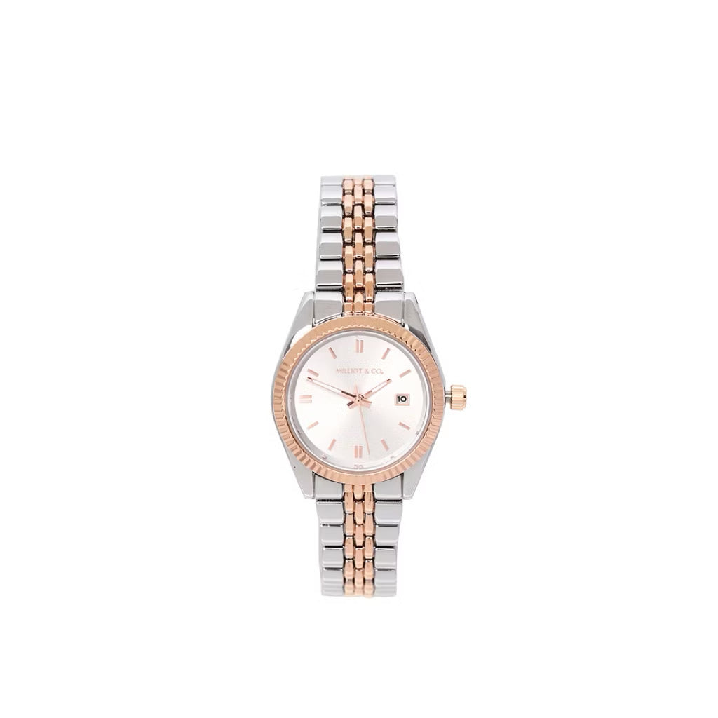 Milliot & Co Darcy Metal Strap Analog Watch