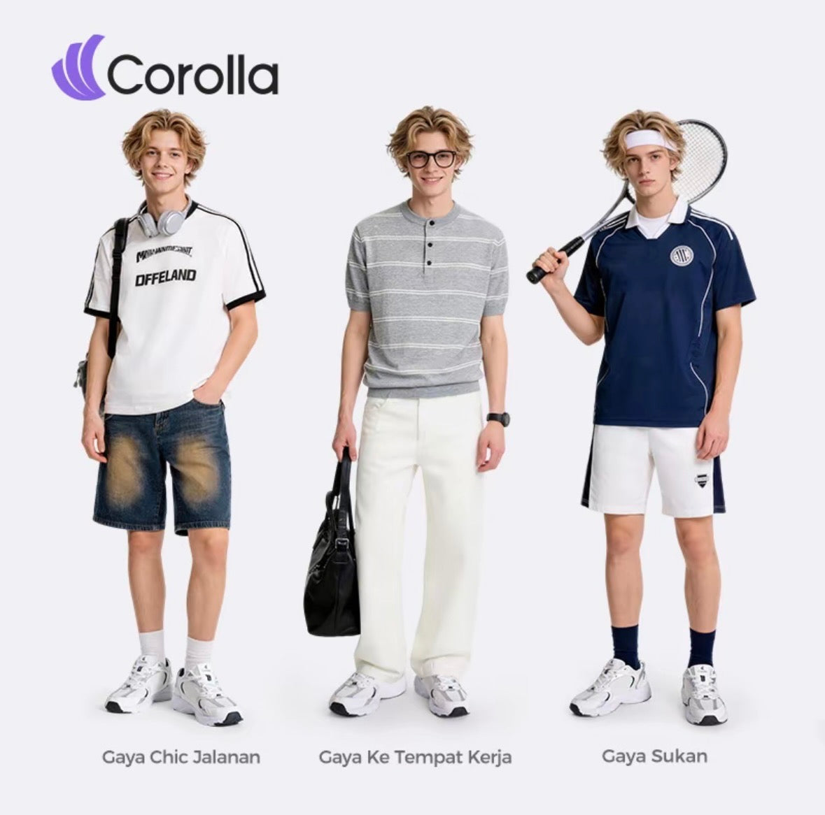 COROLLA 1990s Retro Sneakers