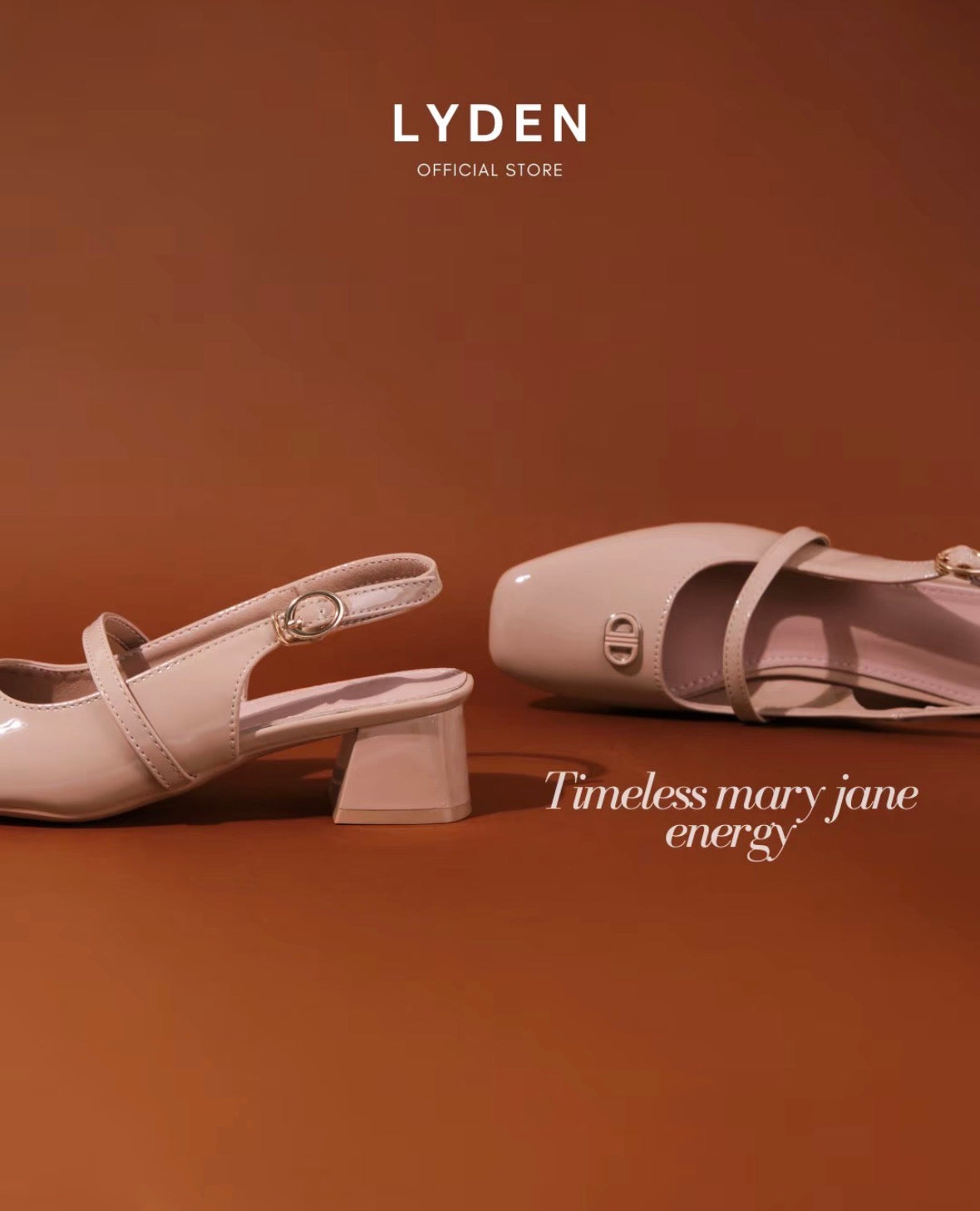 LYDEN Clara Glossy 5cm Pump Heels Series
