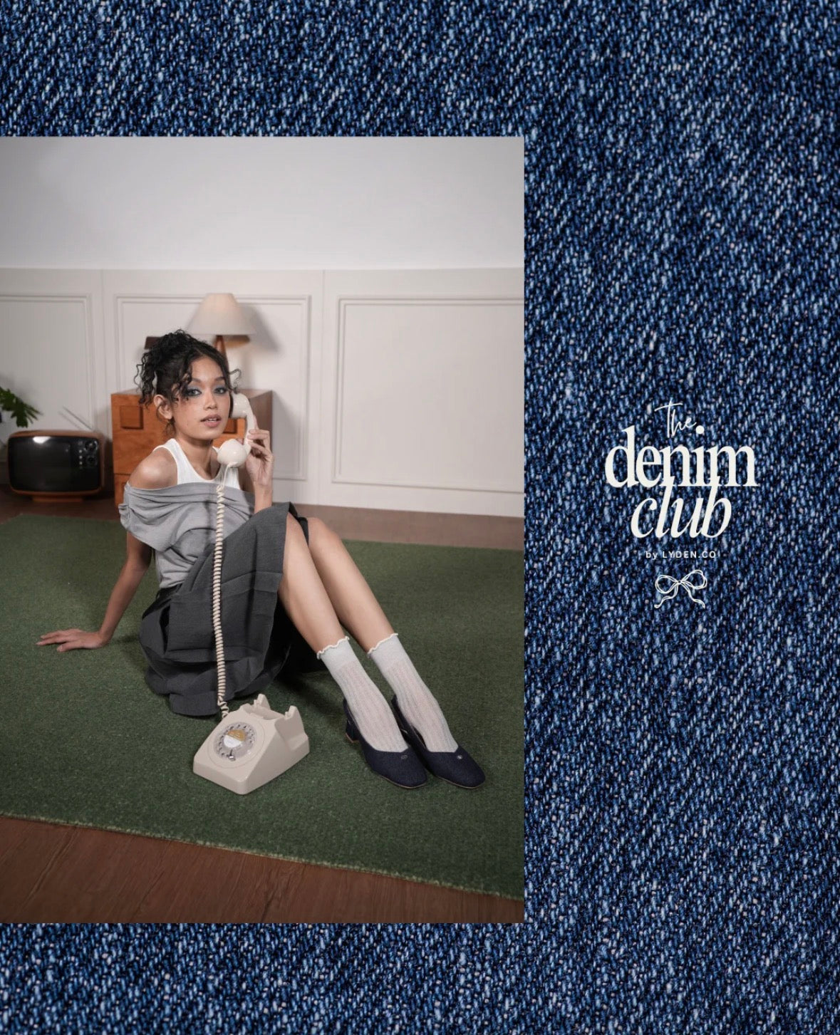 LYDEN The Denim Club Heels