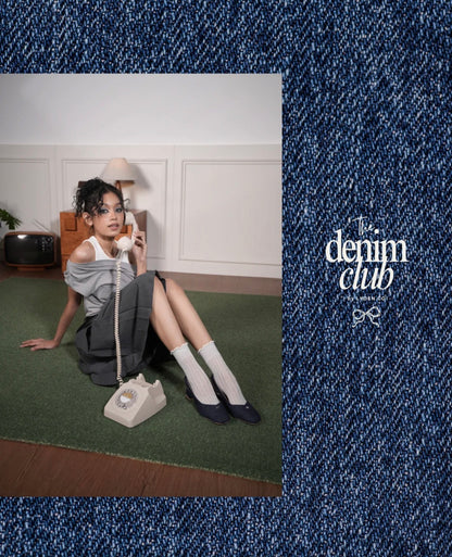 LYDEN The Denim Club Heels