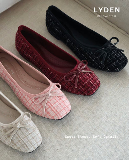 LYDEN Crochet Kiss Ballet Flats Series