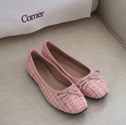 LYDEN Crochet Kiss Ballet Flats Series
