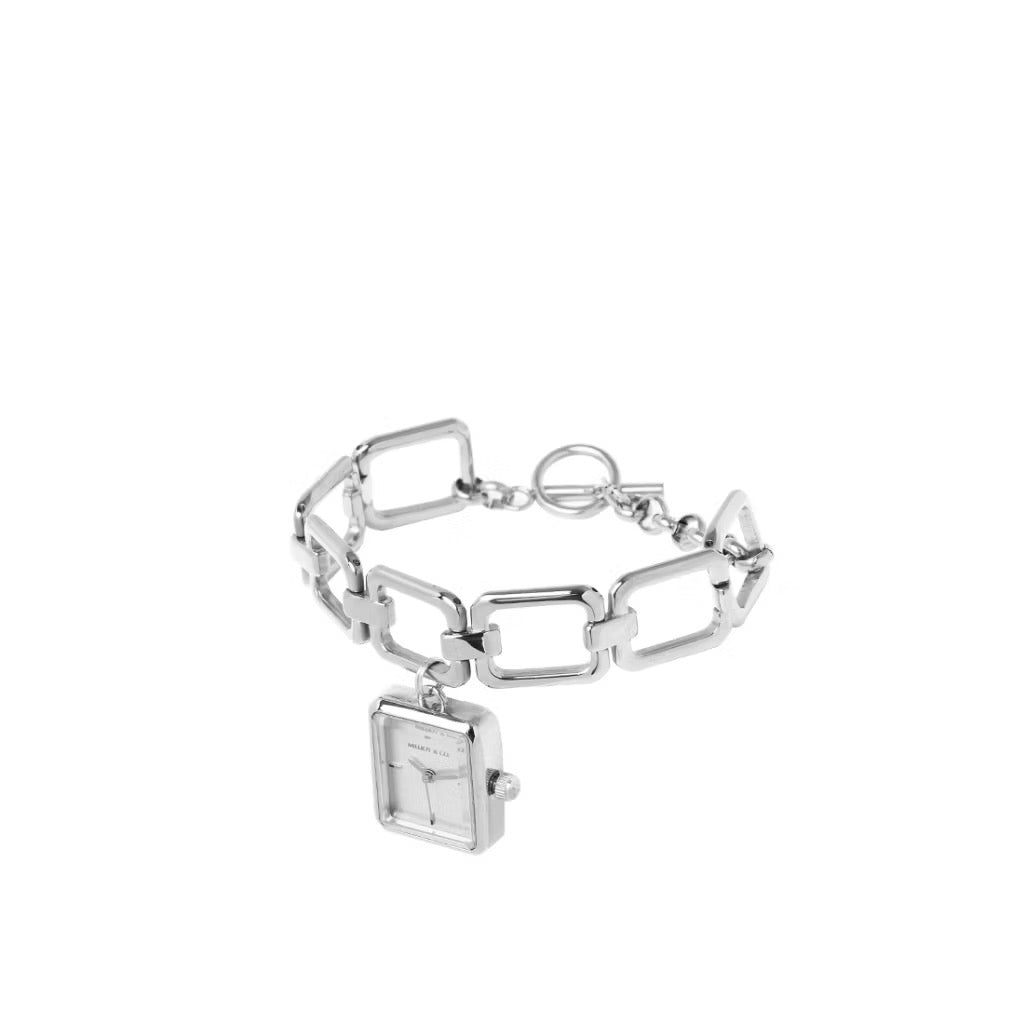 Milliot & Co Scarlett Stainless Steel Chain Bracelet Watch