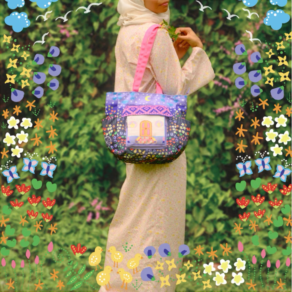 SAFIY Kampung House Canvas Bag