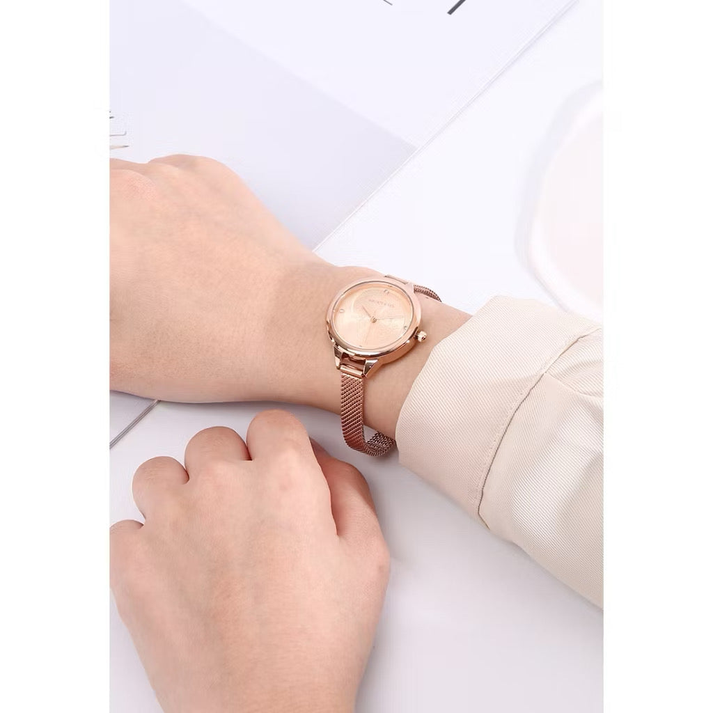 Milliot & Co Vera Mesh Strap Analog Watch