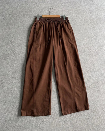 HW Qisha Cotton Straight Cut Palazzo Long Pants