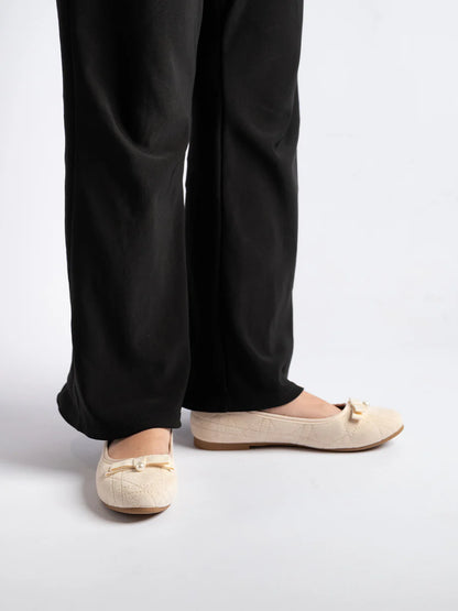 H2U Harper Suede Bow Flats
