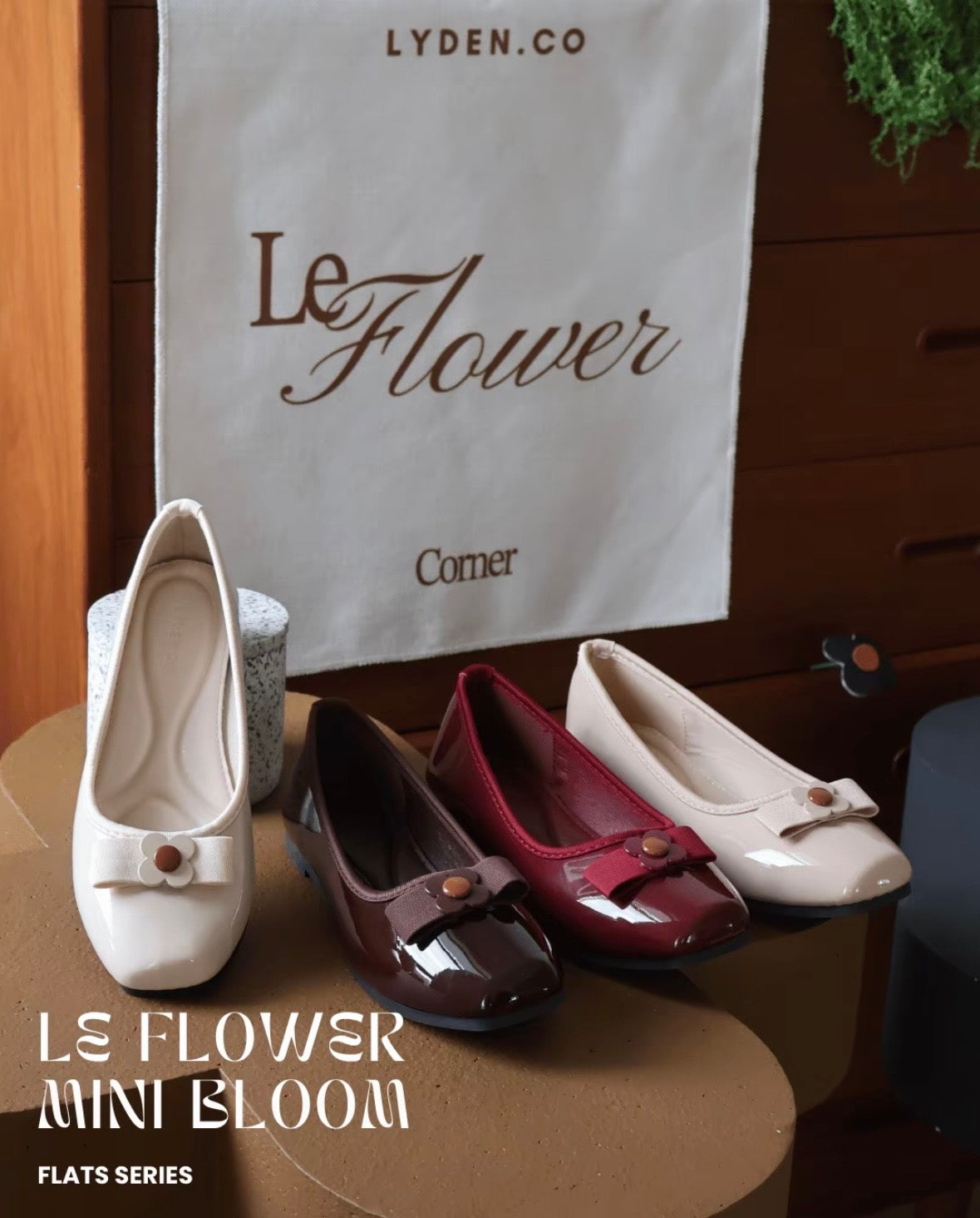 LYDEN Le Flowers Mini Bloom Flats Series