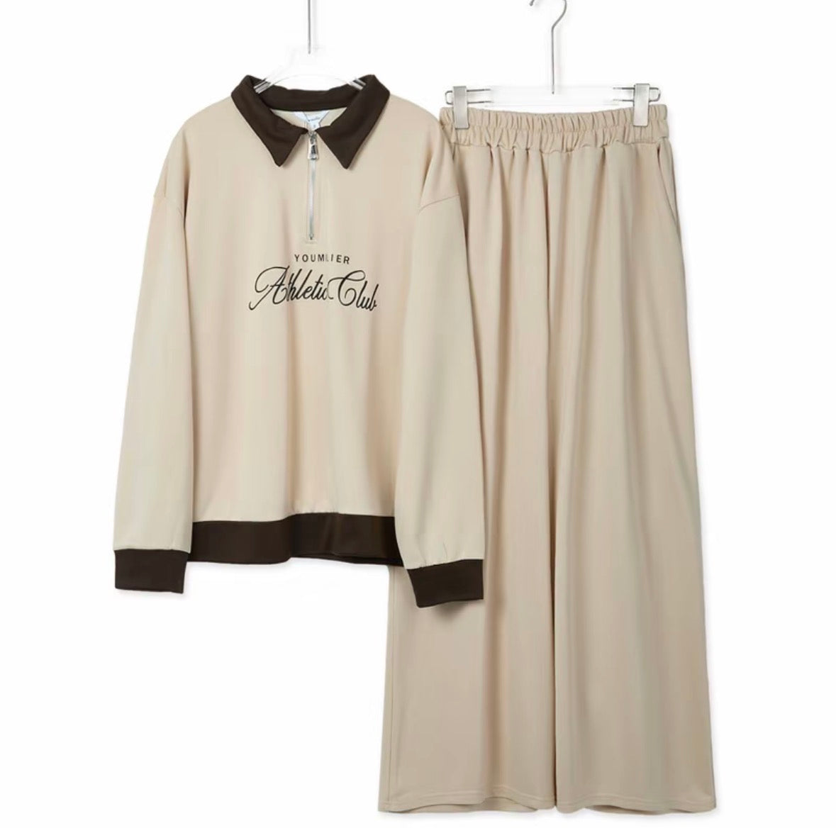 YM Athletic Club Pants Set - Free/Plus Size