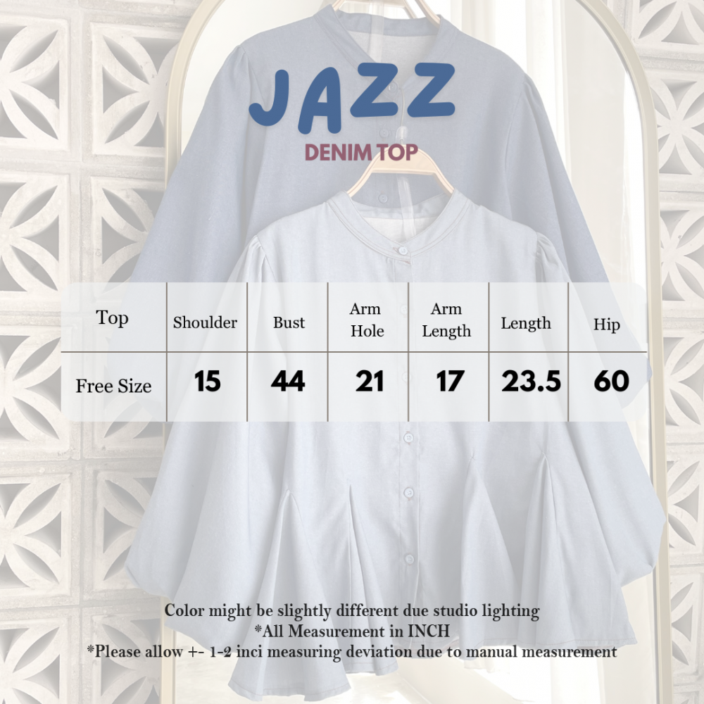 ABC Jazz Denim Top