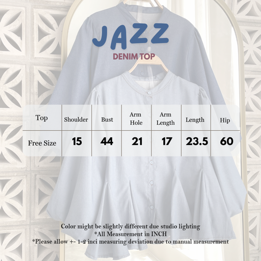 ABC Jazz Denim Top