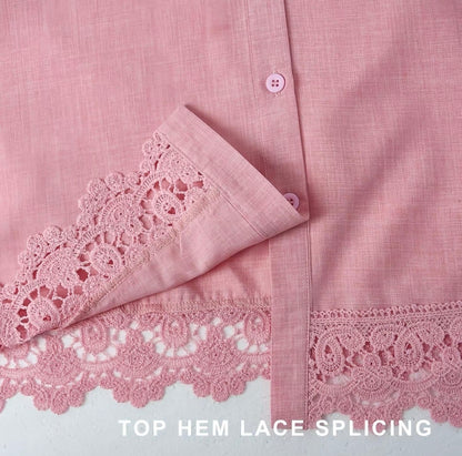 YM Gloria Lace Skirt Set