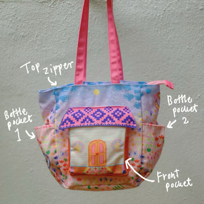 SAFIY Kampung House Canvas Bag