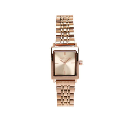 Milliot & Co Sima Leather/Steel Analog Watch