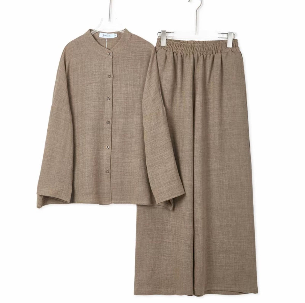 YM Calista Pants Set - Free/Plus Size