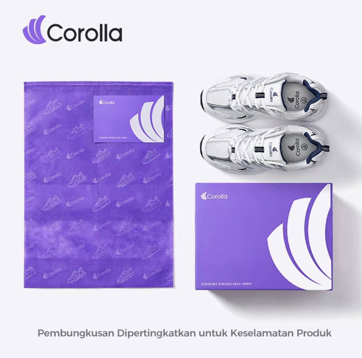 COROLLA 1990s Retro Sneakers