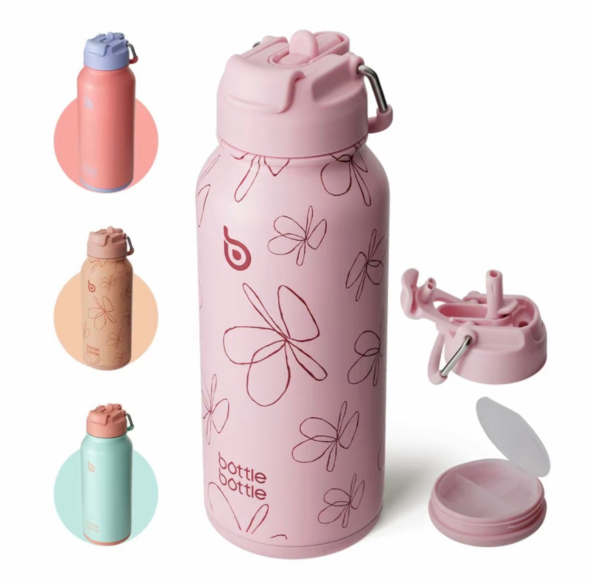 BOTTLE BOTTLE (32oz) Tumbler with Pill Storage Box