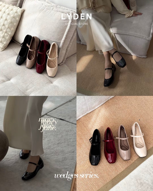 LYDEN Mary Jane Wedges Series