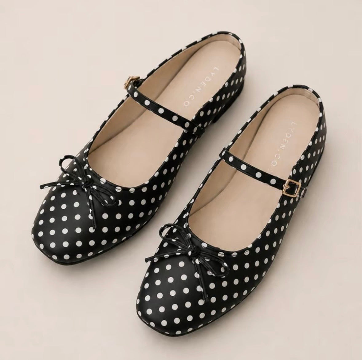 LYDEN Doté Open Back Flats