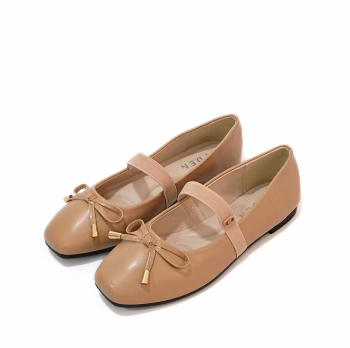 LYDEN Mary Jane Flats with Elastic Strap