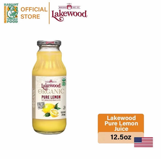 Lakewood Organic Pure Lemon Juice 12.5oz (Gluten Free)