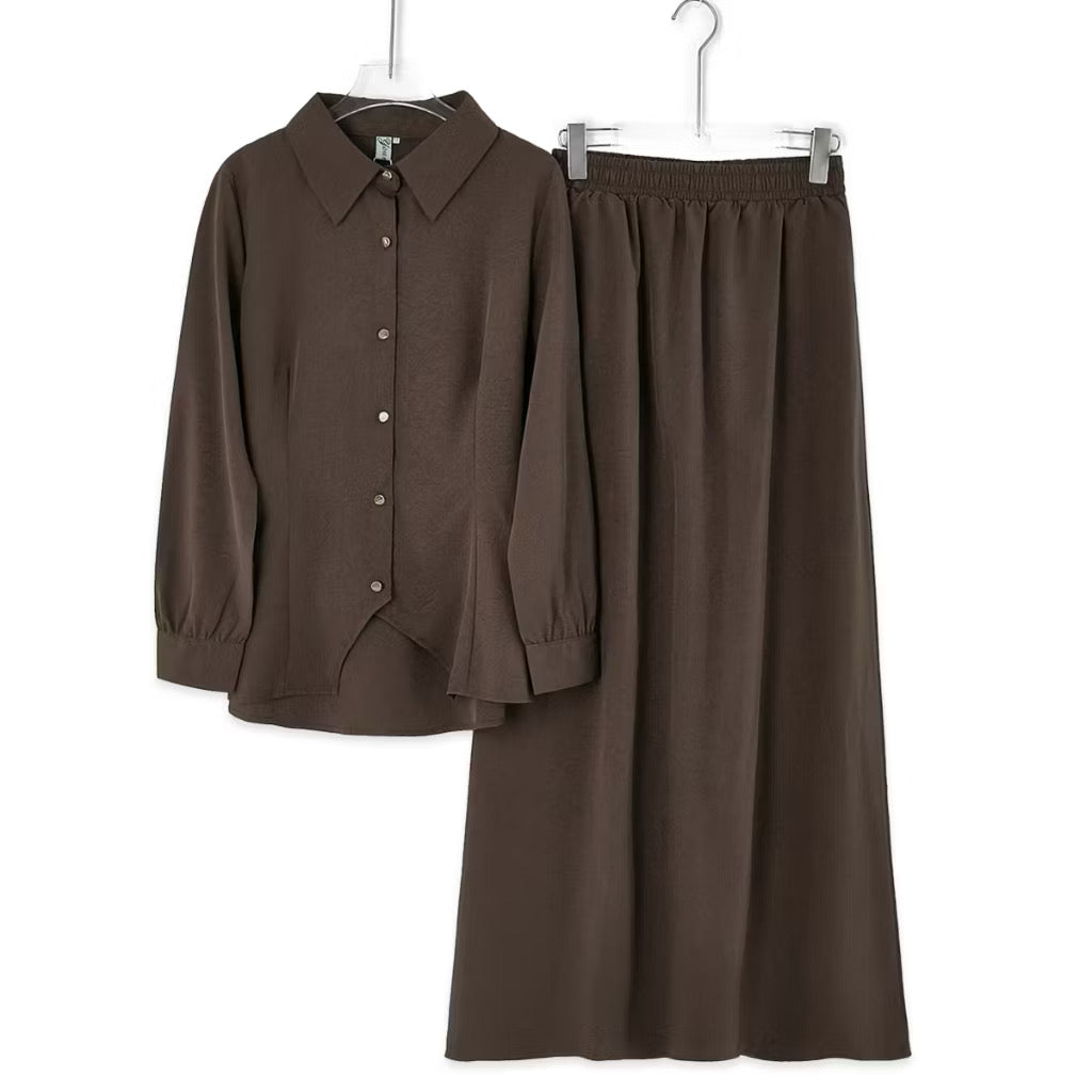 YM Azera Skirt Set - M-2XL
