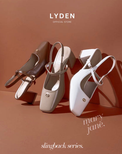 LYDEN Mary Jane Tasya Slingback Series (6cm Pump Heels)