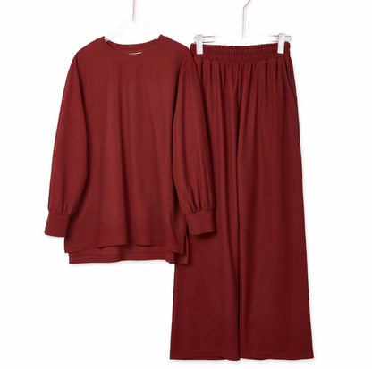 YM Vida Waffle Set - Free/Plus Size