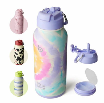 BOTTLE BOTTLE (32oz) Tumbler with Pill Storage Box