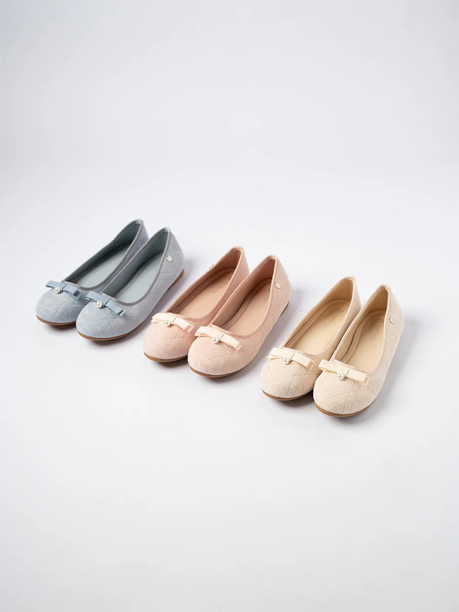 H2U Harper Suede Bow Flats