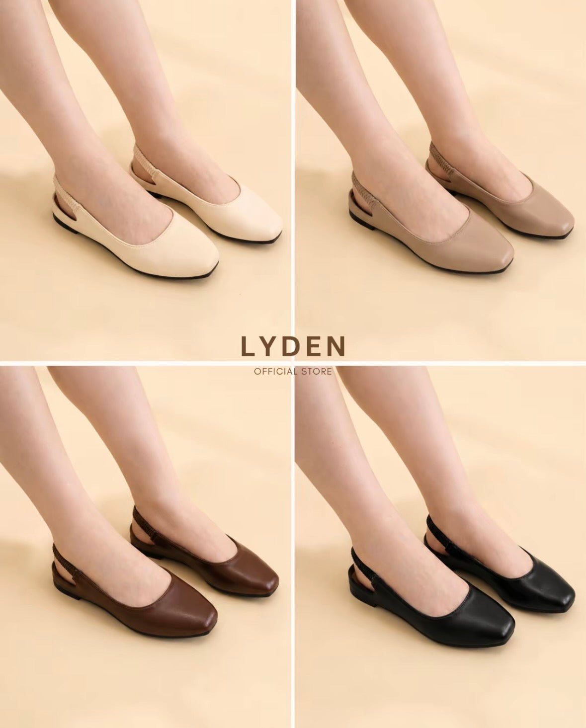 LYDEN Mika Open Back Flats