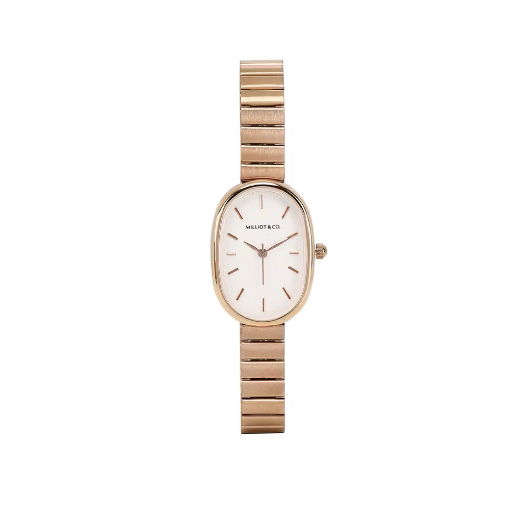 Milliot & Co Noelle Stainless Steel Analog Watch