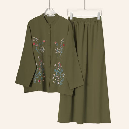 YM Diana Set (Blouse & Skirt)
