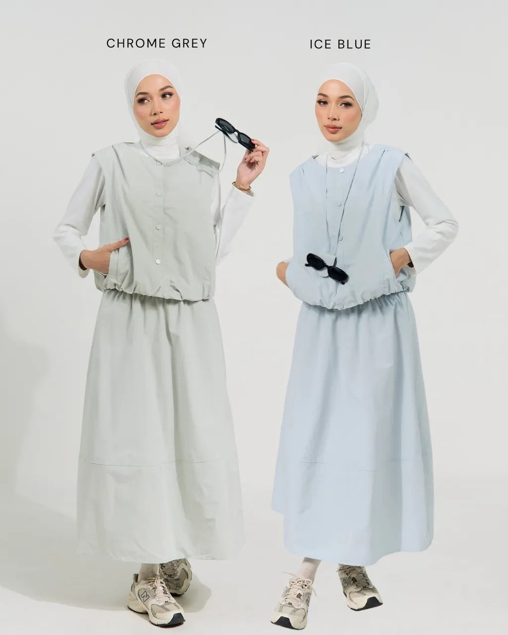 HW Biena Vest Include Inner With A-cutting Skirt