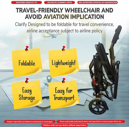 Travel Wheelchair 9kg (ETA 3-4 weeks)