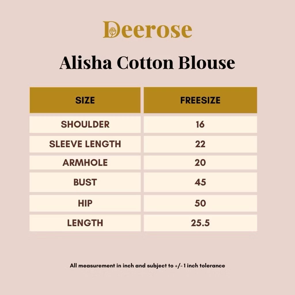 DEEROSE Alisha Cotton Blouse