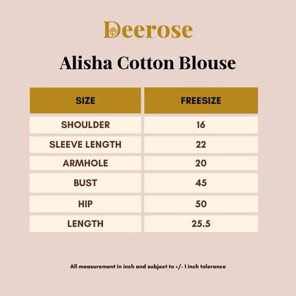 DEEROSE Alisha Cotton Blouse