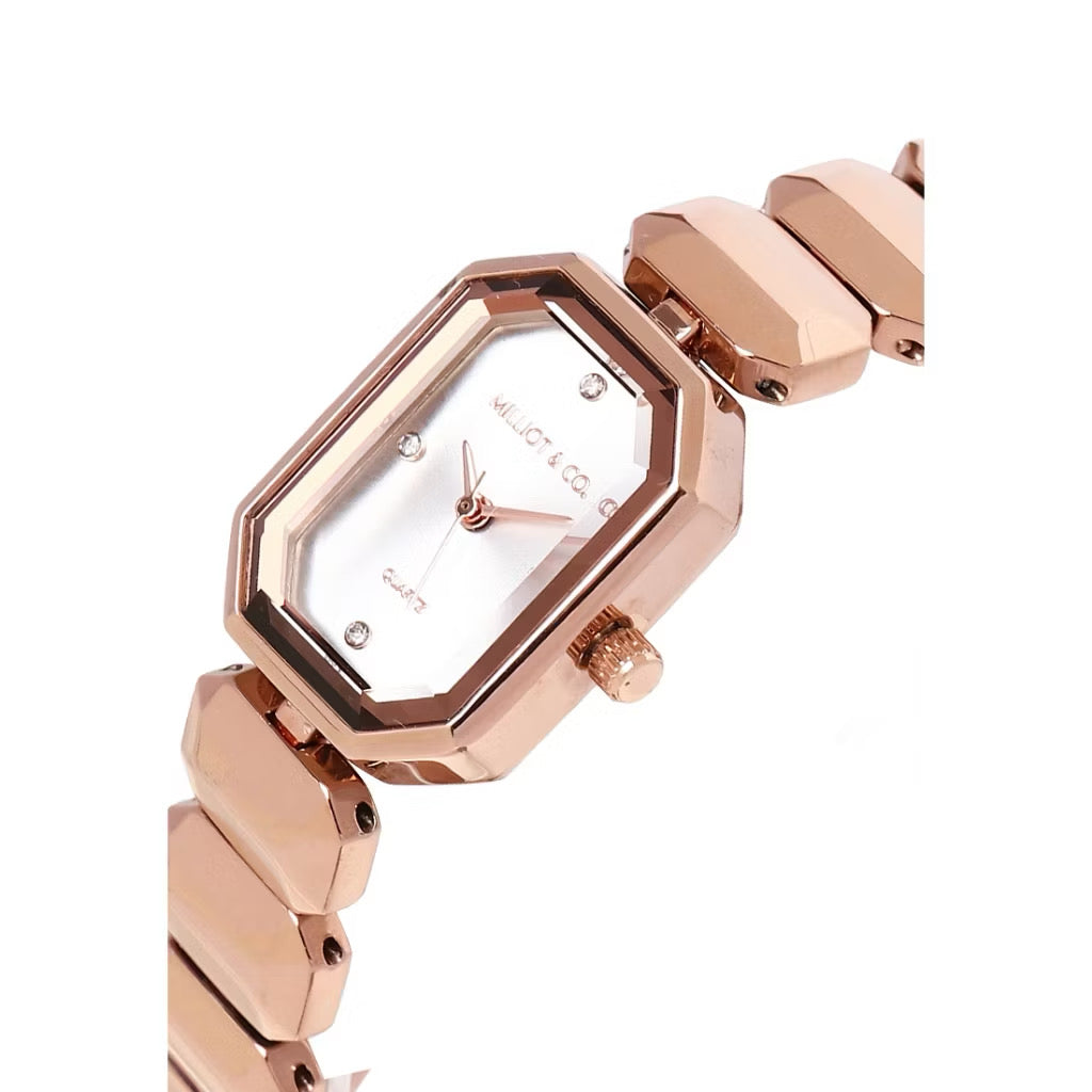 Milliot & Co Maya Stainless Steel Bracelet Watch