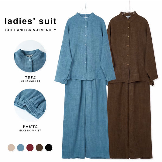 YM Auria Pants Set (Free Size/Plus Size)