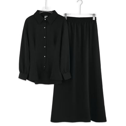 YM Azera Skirt Set - M-2XL