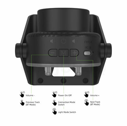GJDQ BD3108/BD3108Pro Phone Stand Speaker