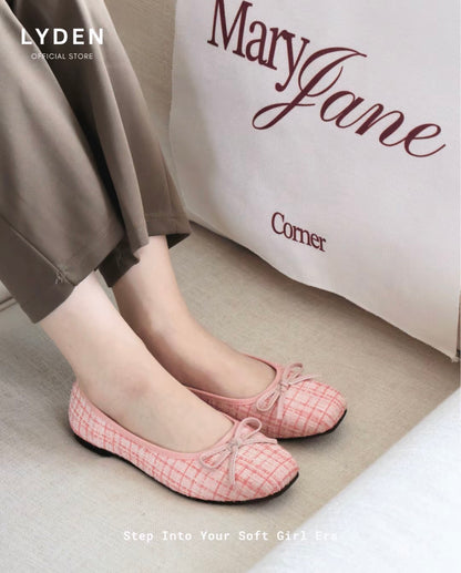 LYDEN Crochet Kiss Ballet Flats Series