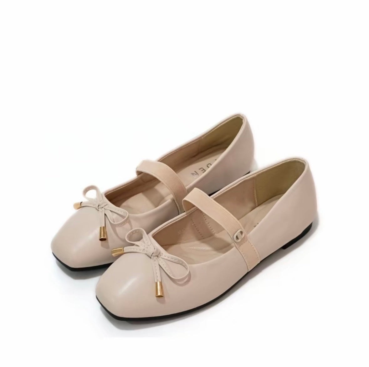 LYDEN Mary Jane Flats with Elastic Strap