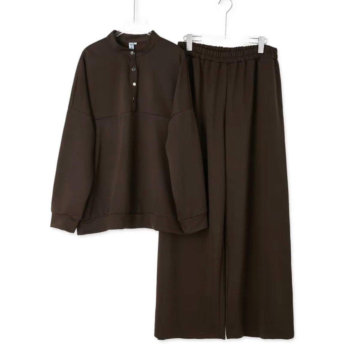 YM Oversized Unisex Snap Pant Set - FS/PS